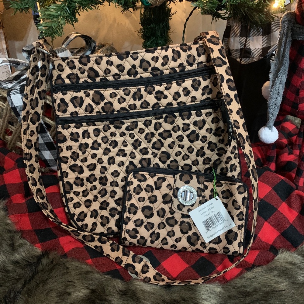 Vera Bradley Leopard Crossbody and Wallet